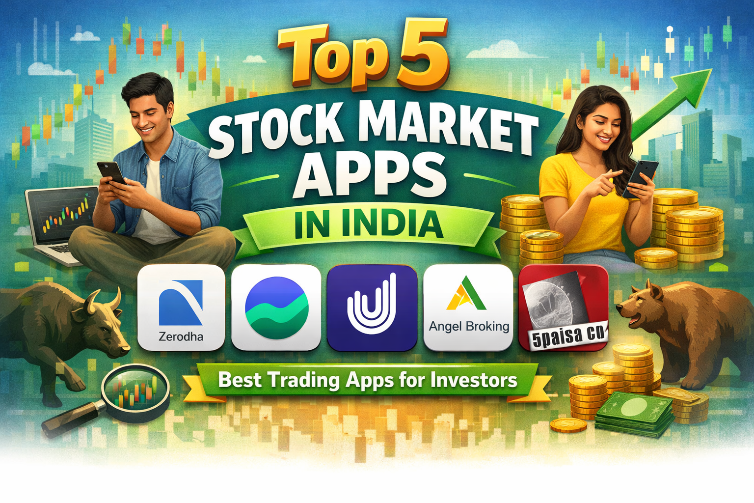 Top 5 stock market apps in India
