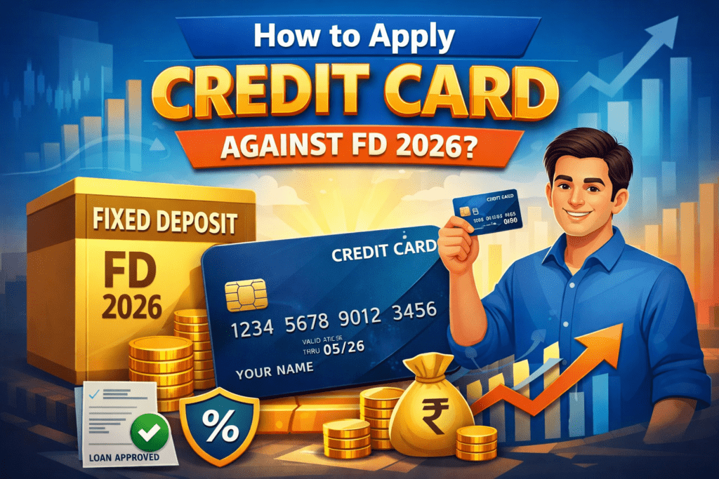 how to apply credit card against fd 2026