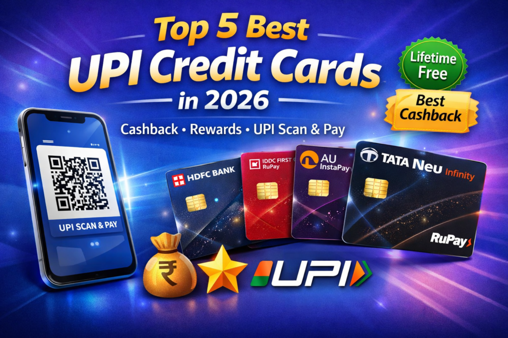 top 5 best upi credit card in 2026