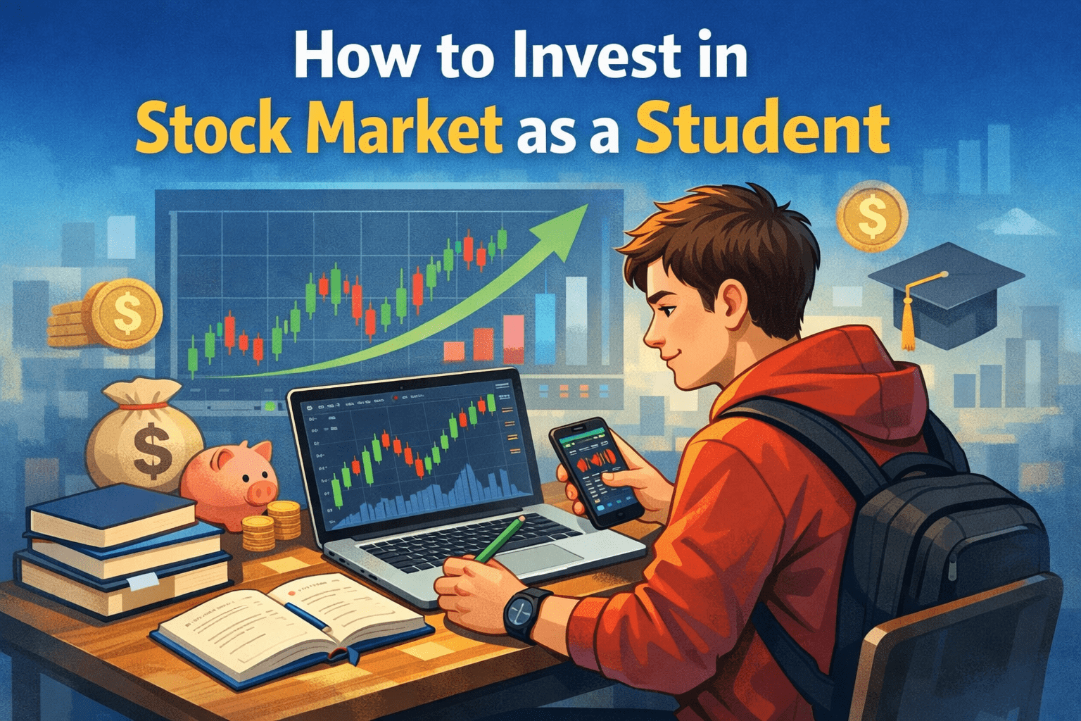 How to invest in stock market as a student