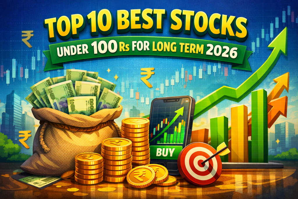 Top 10 Best Stocks Under 100 Rs for Long Term 2026