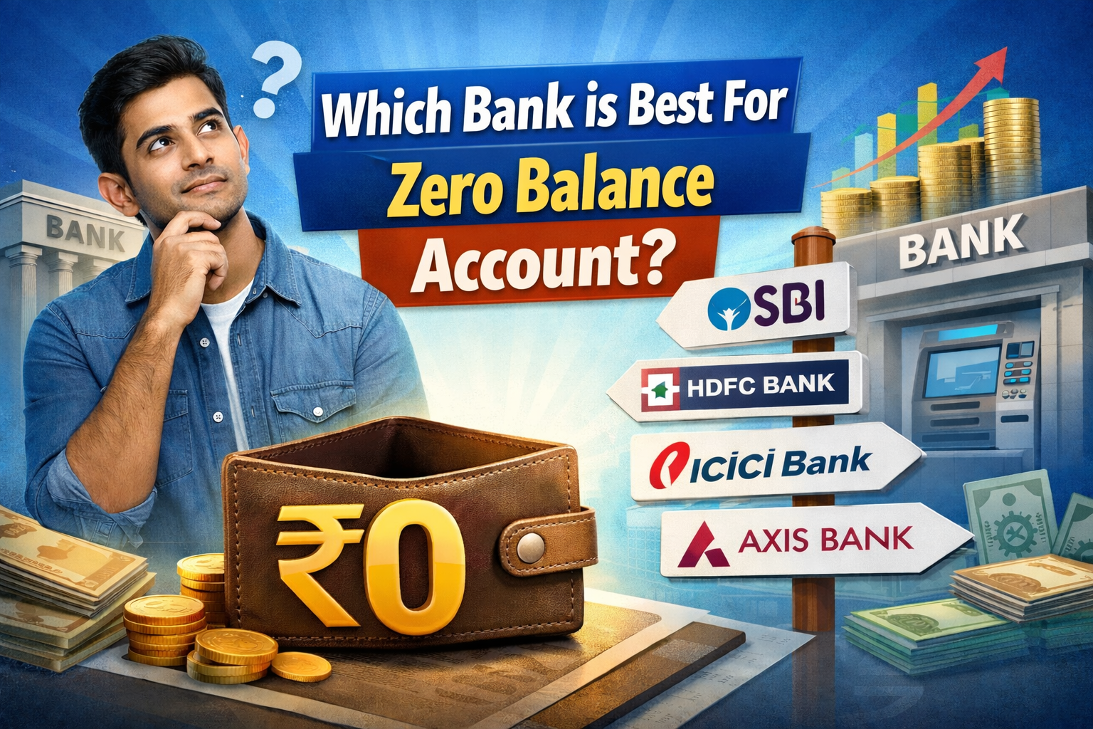 Which bank is best for zero account balance