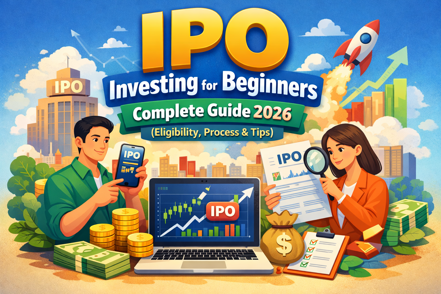 IPO Investing for Beginners: Complete Guide 2026 (Eligibility, Process & Tips)